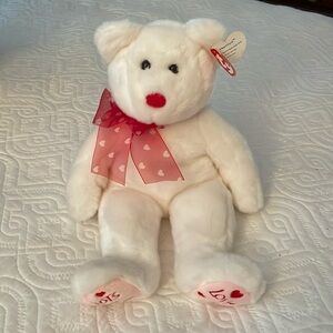 TY Heartford Beanie Buddy Bear